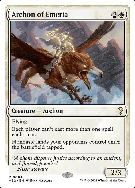 Archon of Emeria (MB2) (#4)
