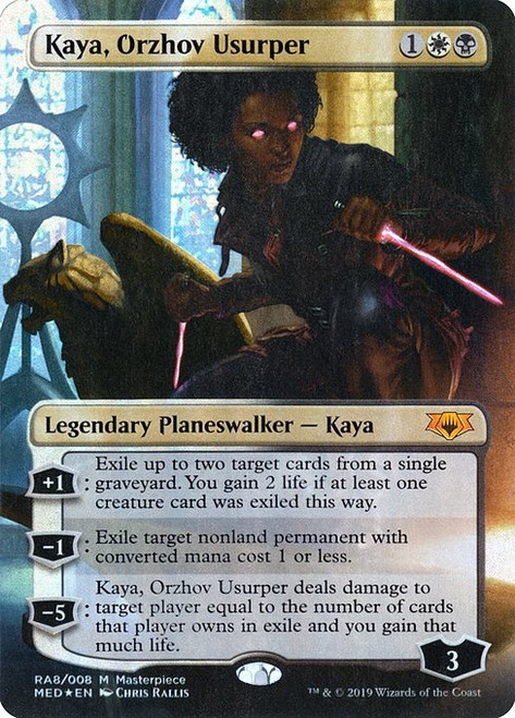 Kaya, Orzhov Usurper (MED) (Foil) (Borderless) (#RA8)