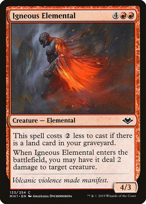 Igneous Elemental (MH1) (Foil) (#133)