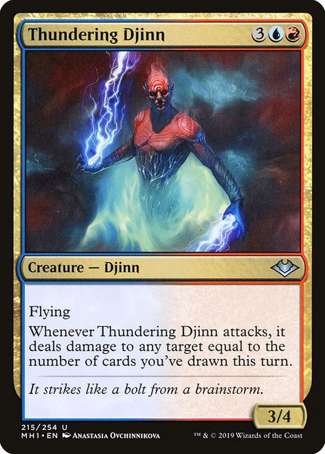 Thundering Djinn (MH1) (#215)