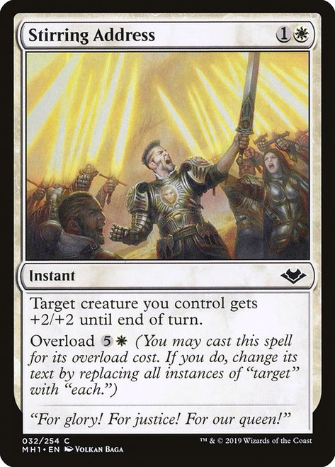 Stirring Address (MH1) (Foil) (#32)