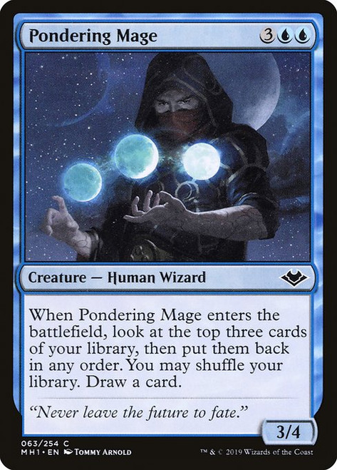 Pondering Mage (MH1) (Foil) (#63)