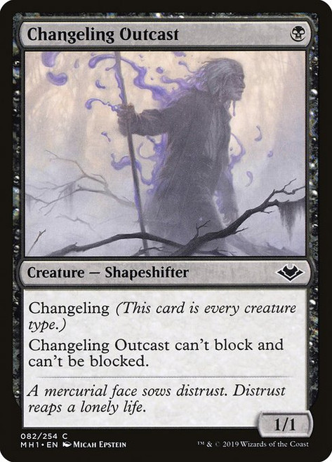 Changeling Outcast (MH1) (Foil) (#82)