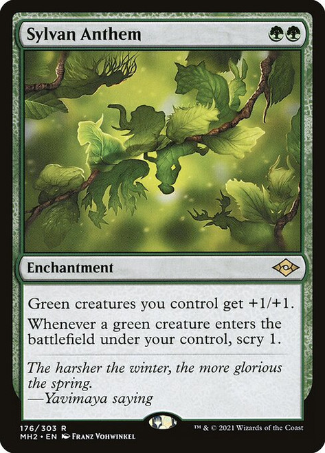 Sylvan Anthem (MH2) (Foil) (#176)