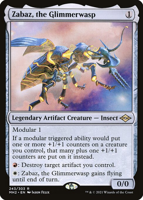 Zabaz, the Glimmerwasp (MH2) (Foil) (#243)