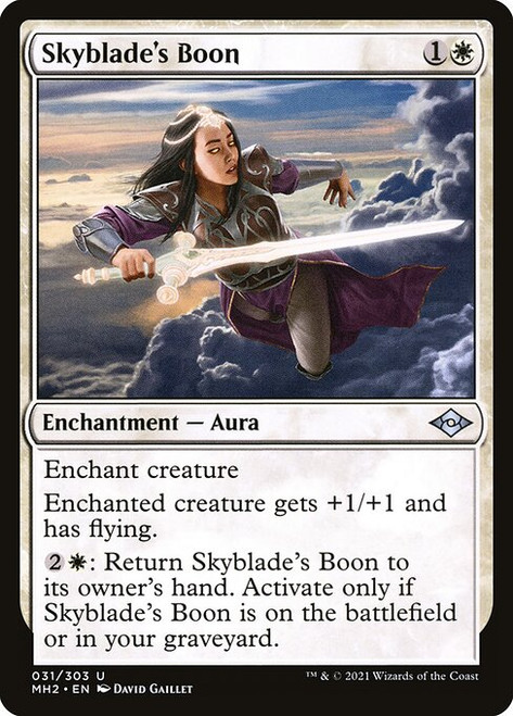 Skyblade's Boon (MH2) (Foil) (#31)