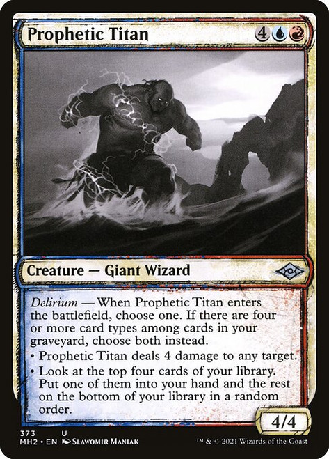 Prophetic Titan (MH2) (Foil) (Showcase) (#373)