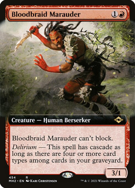 Bloodbraid Marauder (MH2) (Foil) (Extended Art) (#454)