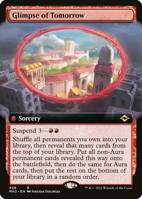 Glimpse of Tomorrow (MH2) (Foil) (Extended Art) (#458)