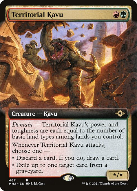 Territorial Kavu (MH2) (Foil) (Extended Art) (#467)