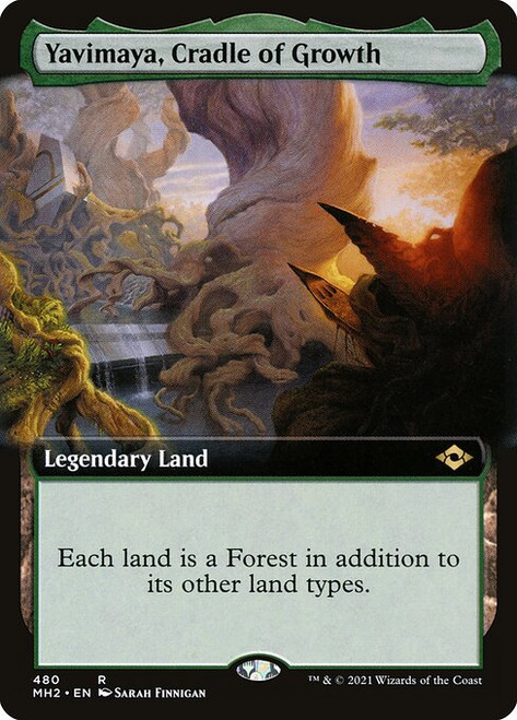 Yavimaya, Cradle of Growth (MH2) (Foil) (Extended Art) (#480)