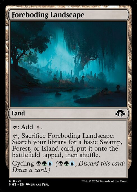 Foreboding Landscape (MH3) (Foil) (#221)