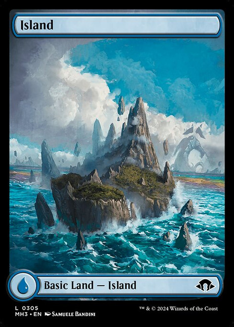 Island (MH3) (Foil) (Full Art) (#305)