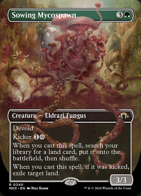 Sowing Mycospawn (MH3) (Foil) (Full Art) (#340)