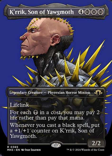 K'rrik, Son of Yawgmoth (MH3) (Foil) (Borderless) (#365)