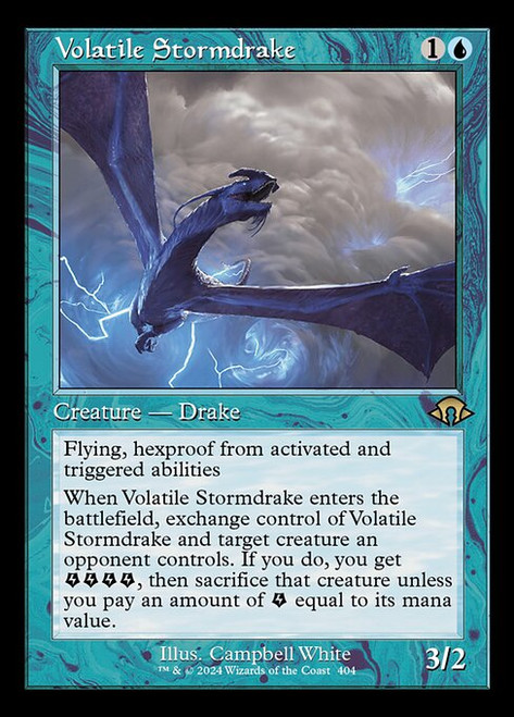 Volatile Stormdrake (MH3) (Foil) (#404)