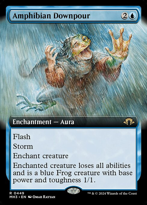 Amphibian Downpour (MH3) (Foil) (Extended Art) (#449)