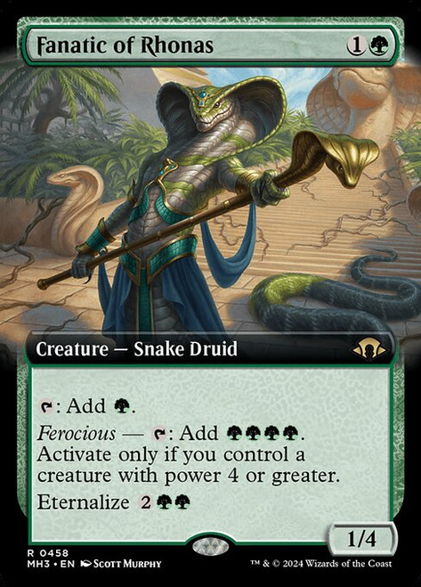 Fanatic of Rhonas (MH3) (Foil) (Extended Art) (#458)
