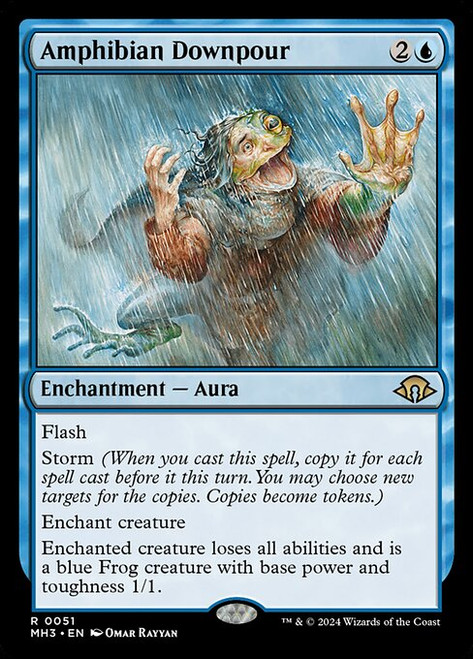 Amphibian Downpour (MH3) (Foil) (#51)