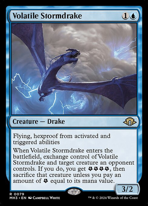 Volatile Stormdrake (MH3) (Foil) (#79)