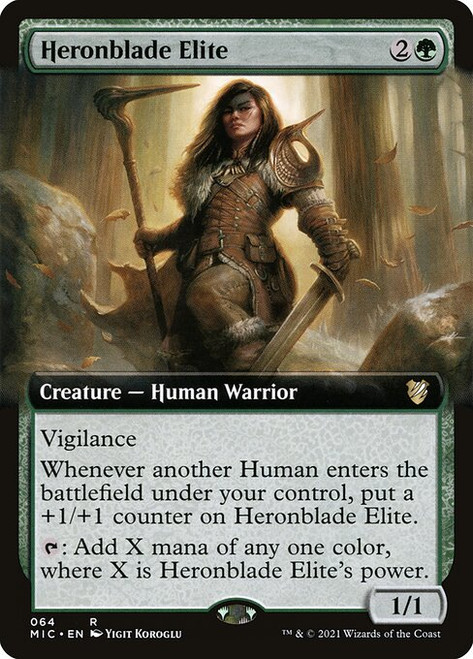 Heronblade Elite (MIC) (Extended Art) (#64)