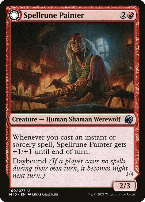 Spellrune Painter // Spellrune Howler (MID) (Foil) (#160)