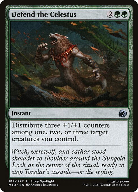 Defend the Celestus (MID) (Foil) (#182)