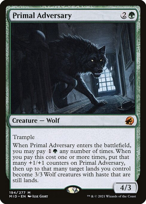 Primal Adversary (MID) (Foil) (#194)