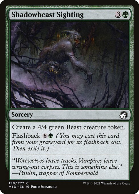 Shadowbeast Sighting (MID) (#198)