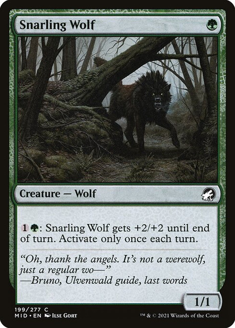 Snarling Wolf (MID) (#199)