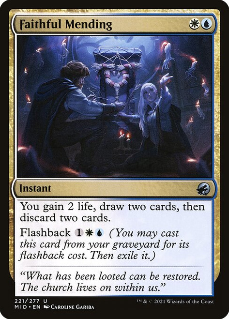 Faithful Mending (MID) (Foil) (#221)