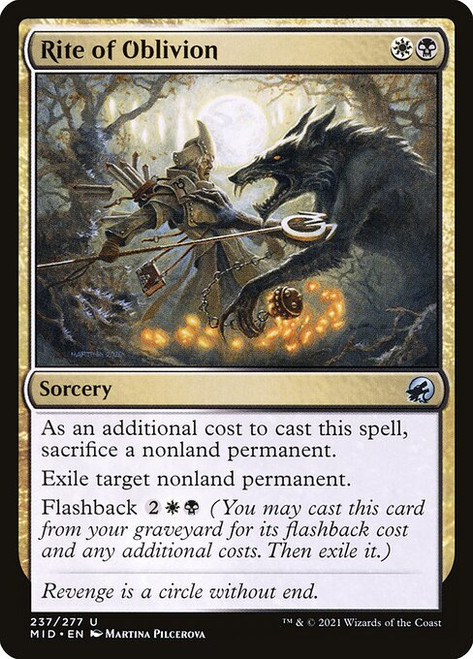 Rite of Oblivion (MID) (Foil) (#237)