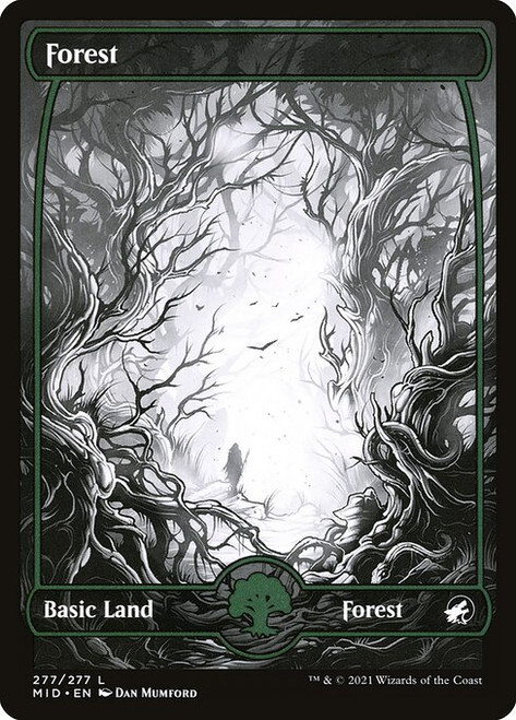 Forest (MID) (Foil) (Full Art) (#277)