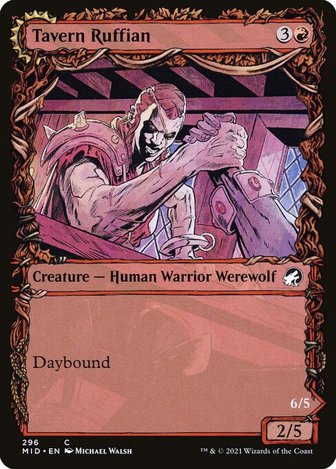 Tavern Ruffian // Tavern Smasher (MID) (Foil) (Showcase) (#296)