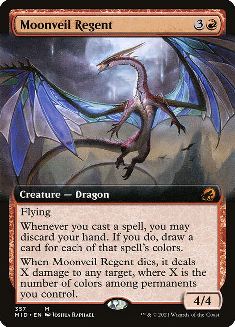 Moonveil Regent (MID) (Extended Art) (#357)