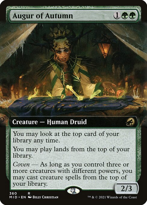 Augur of Autumn (MID) (Foil) (Extended Art) (#360)