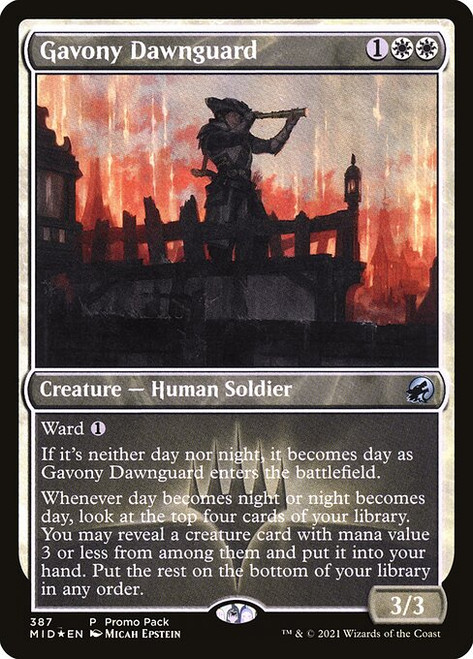 Gavony Dawnguard (MID) (Foil) (#387)