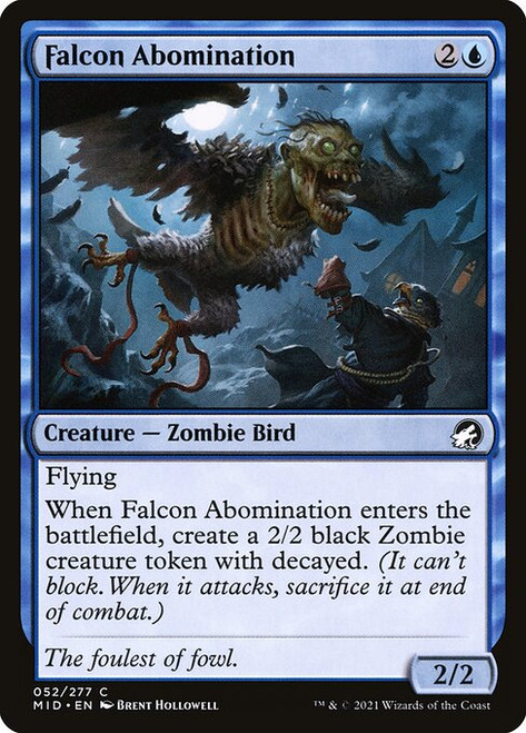 Falcon Abomination (MID) (Foil) (#52)