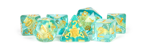 7-Die Set 16mm Resin: Turtle Dice