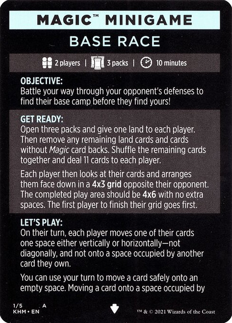 Base Race // Base Race (cont'd) (MKHM) (#1)