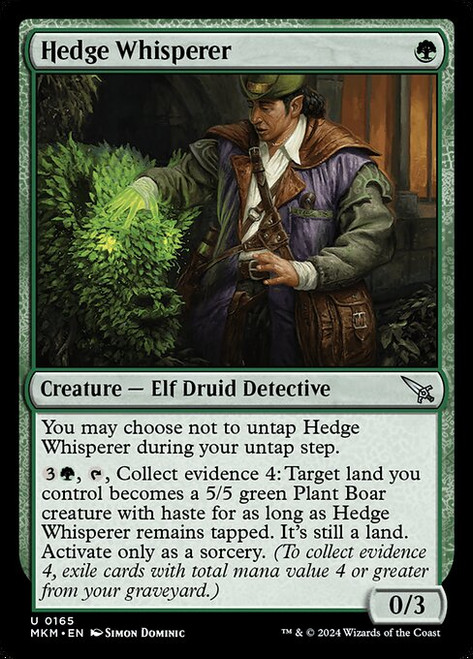 Hedge Whisperer (MKM) (Foil) (#165)