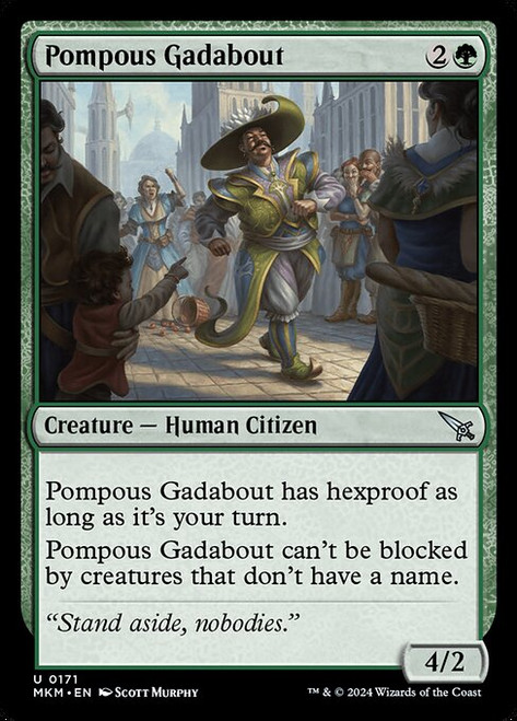 Pompous Gadabout (MKM) (Foil) (#171)