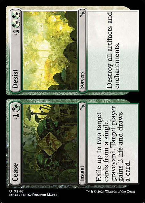 Cease // Desist (MKM) (Foil) (#246)