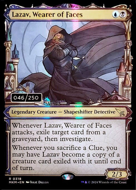 Lazav, Wearer of Faces (MKM) (Double Rainbow) (#318z)