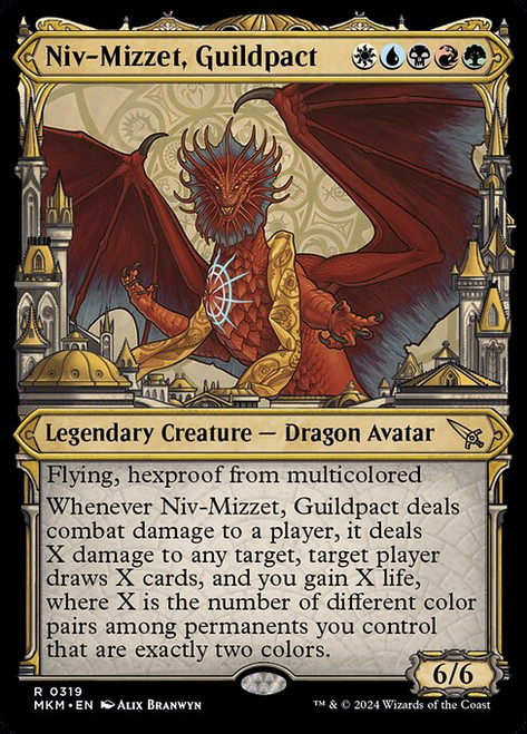 Niv-Mizzet, Guildpact (MKM) (Showcase) (#319)