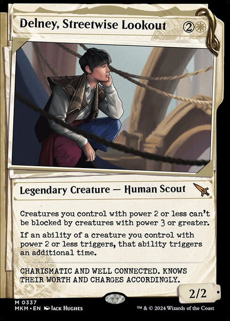 Delney, Streetwise Lookout (MKM) (Foil) (Showcase) (#337)