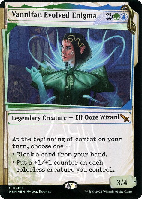 Vannifar, Evolved Enigma (MKM) (Invisible Ink Foil) (Showcase) (#389)