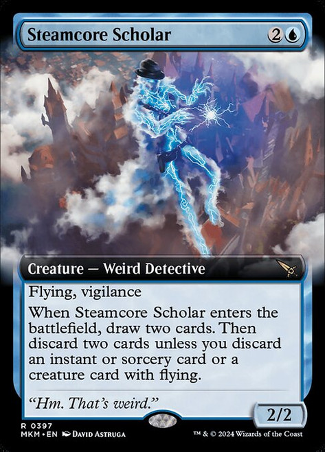 Steamcore Scholar (MKM) (Extended Art) (#397)