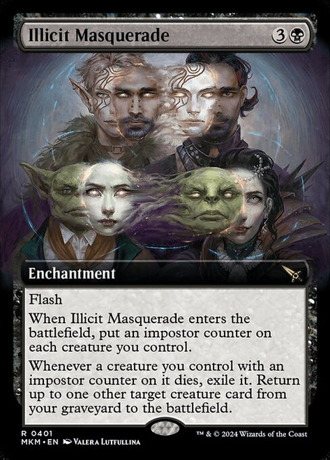 Illicit Masquerade (MKM) (Extended Art) (#401)
