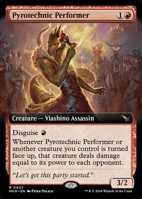 Pyrotechnic Performer (MKM) (Extended Art) (#407)